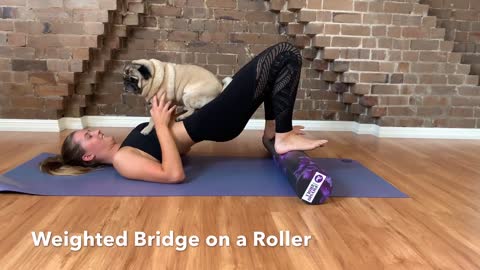 weighted bridge on a roller