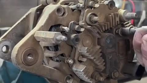 Maintenance of old motor and a new mechanical motor