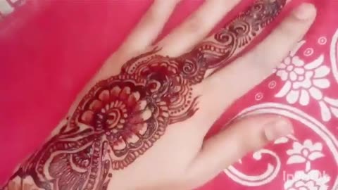 New very beautiful easy trick mehndi design