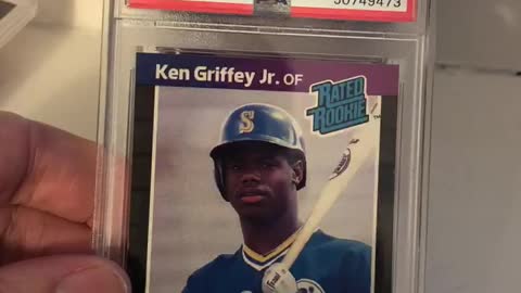 Ken Griffey Jr PSA Graded Baseball Rookie Cards