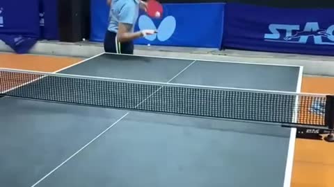 Fast Long Side Cut Service🏓Table Tennis Service SlowMotion