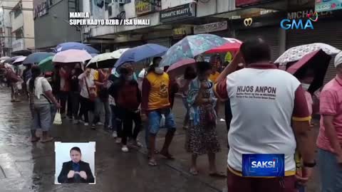 Metro Manila, nakaranas ng malakas na bugso ng ulan ngayong Friday rush hour | Saksi