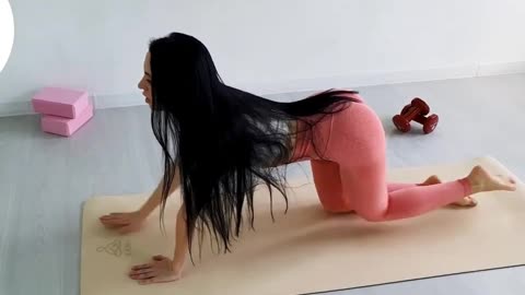 Yoga beautiful girls poses