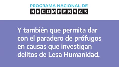 Programa Nacional de Recompensas