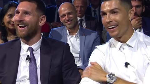 The last time Ronaldo and Messi sitted together