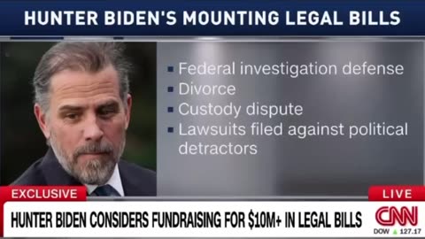 Hunter Biden desperately needs cash for his legal bills 🫣