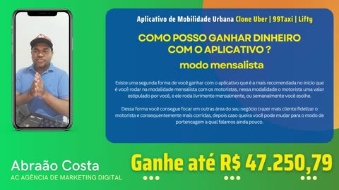 #8 Como Ganhar Dinheiro Rápido - App de Tipo Uber - Monte Sua Franquia Agora Mesmo 2023