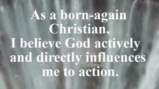 As A Born Again Christian