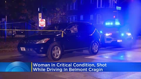 Woman shot, critically wounded while driving in Belmont Cragin