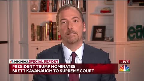 NBC's Chuck Todd: Brett Kavanaugh Is A "Very Confirmable Pick"