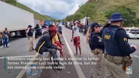 Brazilian Truckers Create Multiple Blockades In Support Of Bolsonaro