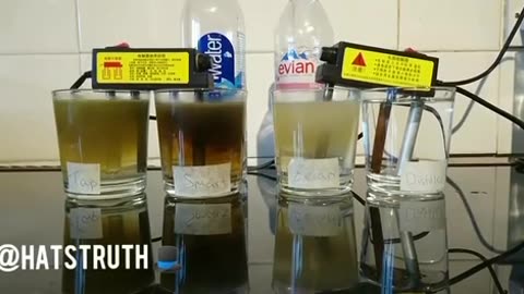 HEAVY METAL TEST WITH BOTTLED WATER 💦AND TAP WATER