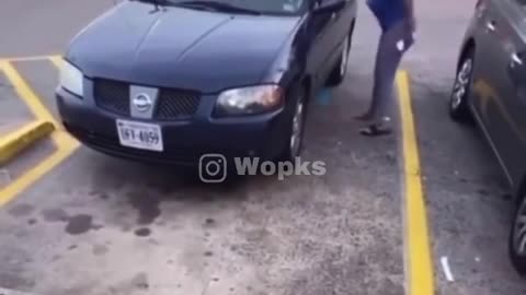 Probably the most interesting car fight you'll see.