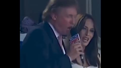 Donald and Melania Singing "Take Me Out to the Ball Game"