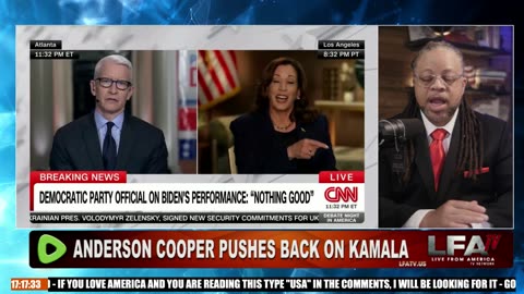 Anderson Cooper Pushes Back Kamala Lies