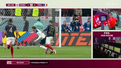 Giroud header wins it! England v France FIFA World Cup Qatar 2022