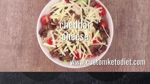 Keto Smoky Cheeseburger Salad