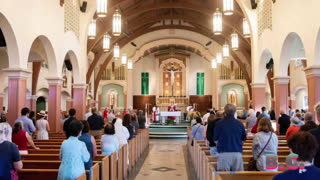 Archbishop of San Francisco performs exorcism to cleanse protest site