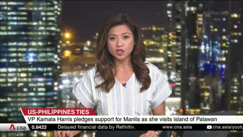 US VP Kamala Harris pledges support for Manila as she visits island of Palawan👈👈