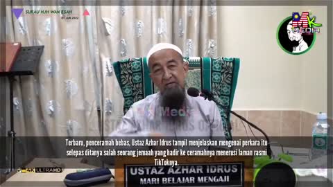 "Bakpo Mu Gi Kata D4YUS Pulok?"Ustaz Azhar Jawab 1SU Suami D4YUS Benarkan Doktor Lelaki Utk BERS4LIN