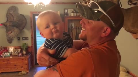 y2mate.com - Funny Babies Reaction When Daddy Kiss Mommy WE LAUGH_1080p