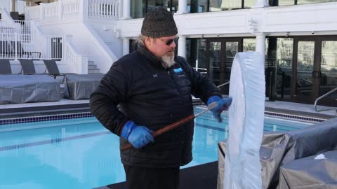 Ice Sculpture at The Grand Resort in Warren