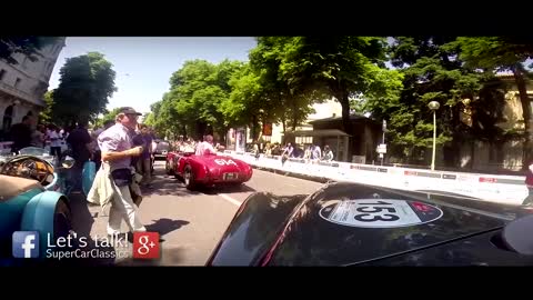 FERRARI 340 AMERICA SPIDER VIGNALE 1952 & BERLINETTA 1951 - Mille Miglia V12 engine sound SCC TV