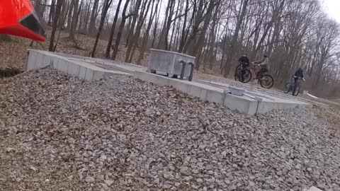 Kid Trying Stunt on Bike Belly Flops