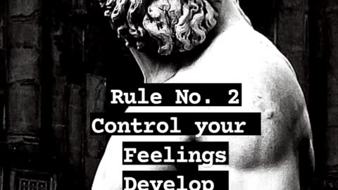 Control your feelings