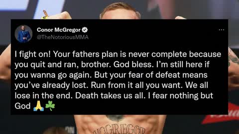 Conor McGregor responds to Khabib dissing him after Islam Makhachev fight