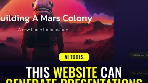 AI tool that generates presentations in seconds!