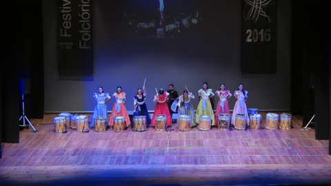 Argentinian group dance. Dance competition