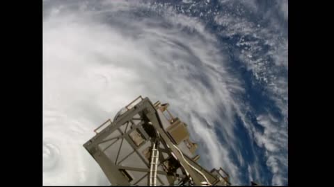 HURRICANE FRANKLIN IS SEEN FROM THE INTERNATIONAL SPACE STATION