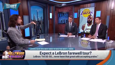 LeBron 5050 on farewell tour, Draymond talks Warriors trade for LBJ NBA FIRST THINGS FIRST