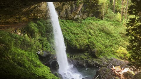 PEACEFUL TRANQUILITY @ North Waterfall! | Trail of Ten Falls | Silver Falls State Park | Oregon | 4K