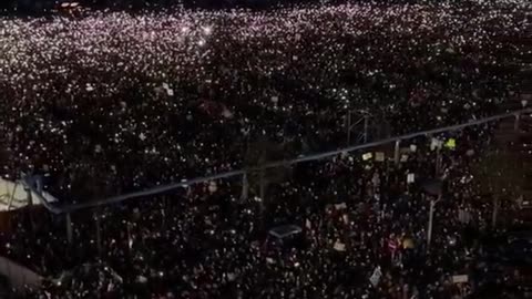 Yesterday an unbelievable crowd gathered in the Capital