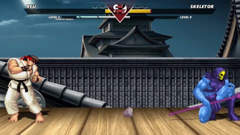 RYU vs SKELETOR - (Hardest AI)