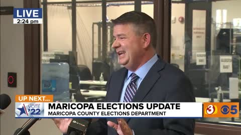 Maricopa County officials give update as voting machine problems reported