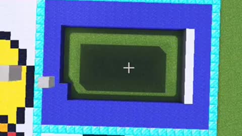 (World's Smallest Voilin) Zoom Logo Pixel Art in minecraft _shorts