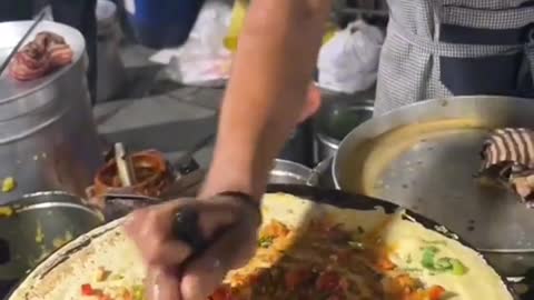 Indian Street Food / GHOTALA Dosa with Loads of Butter & Cheese🤢🤤/