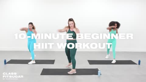 10-Minute Beginner’s HIIT Routine to Kick-Start Your Day _ POPSUGAR Fitness