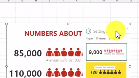 Excel Data Visualization Tip - Create People Charts 👯