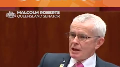 Senator Malcolm Roberts: "Humans cannot and do not affect the level of carbon dioxide in the atmosphere. It's controlled by nature entirely."