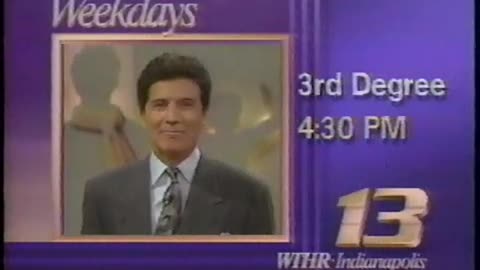 September 24, 1989 - Bert Convy Indianapolis '3rd Degree' Bumper