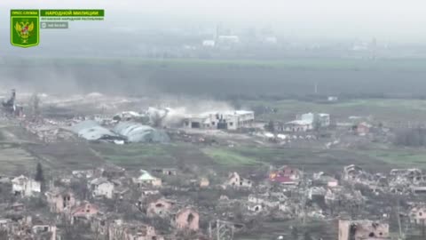 LNR artillery fired on a hangar in Bakhmut with insurgents hiding in it