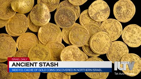 1400-Y.O. cache of gold coins discovered in Northern Israel