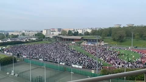 Conquered: Stadiums full of 'Allahu Akbar' Screams Marks the end of Ramadan in France