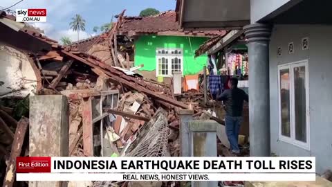 Death toll rises from Indonesian earthquake