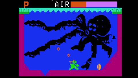 Intellivision Octopus Boss level Mr Turtle (in dev)