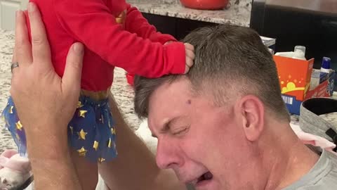 Maddie vs Daddy in an epic battle between father & daughter